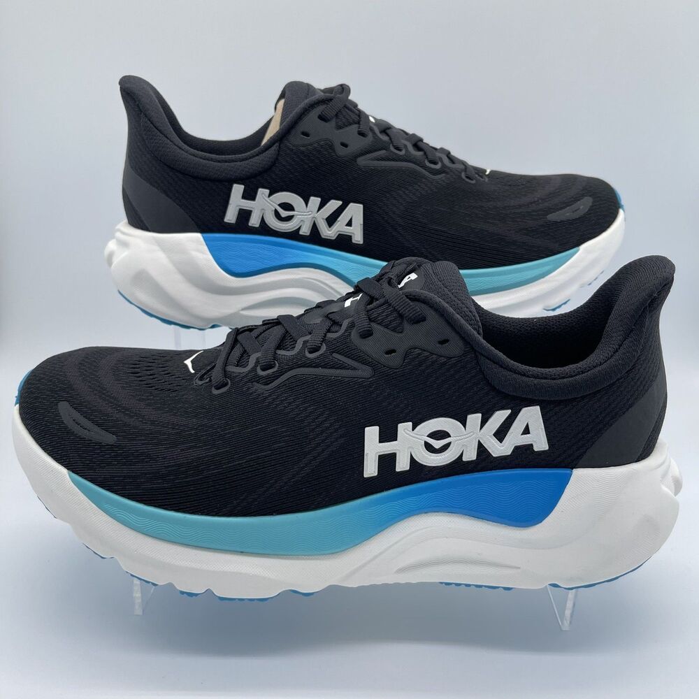 Hoka Arahi 8 Sneaker "Black / Skyward Blue" | 1168690 BKSK | Men's 10 D | NEW